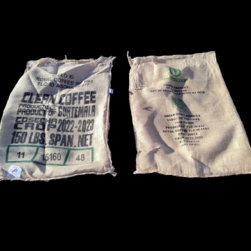 Empty Burlap Coffee Sacks